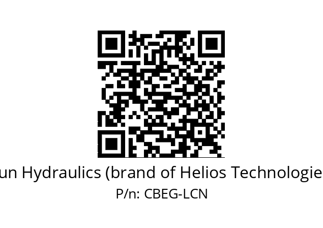   Sun Hydraulics (brand of Helios Technologies) CBEG-LCN