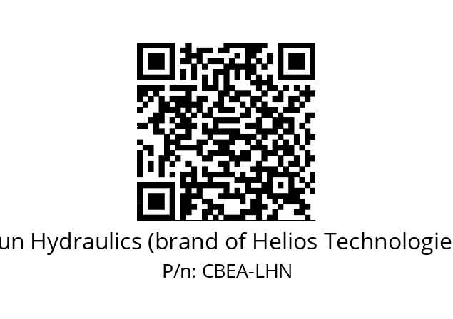   Sun Hydraulics (brand of Helios Technologies) CBEA-LHN