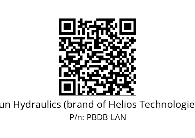   Sun Hydraulics (brand of Helios Technologies) PBDB-LAN