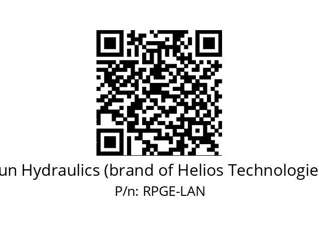   Sun Hydraulics (brand of Helios Technologies) RPGE-LAN