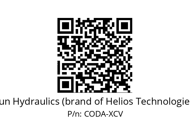   Sun Hydraulics (brand of Helios Technologies) CODA-XCV