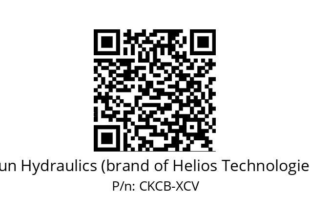   Sun Hydraulics (brand of Helios Technologies) CKCB-XCV