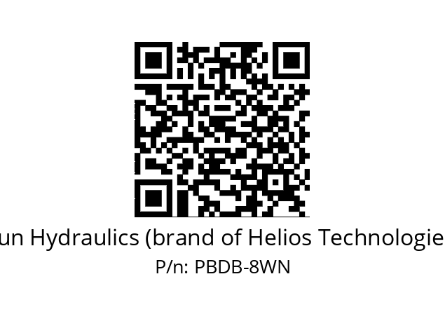   Sun Hydraulics (brand of Helios Technologies) PBDB-8WN