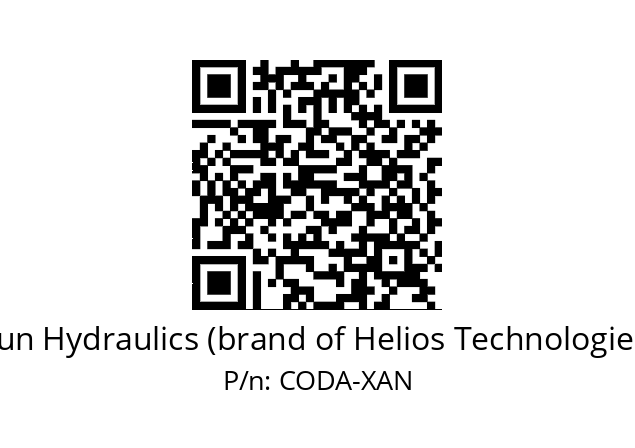   Sun Hydraulics (brand of Helios Technologies) CODA-XAN