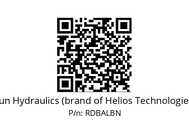   Sun Hydraulics (brand of Helios Technologies) RDBALBN