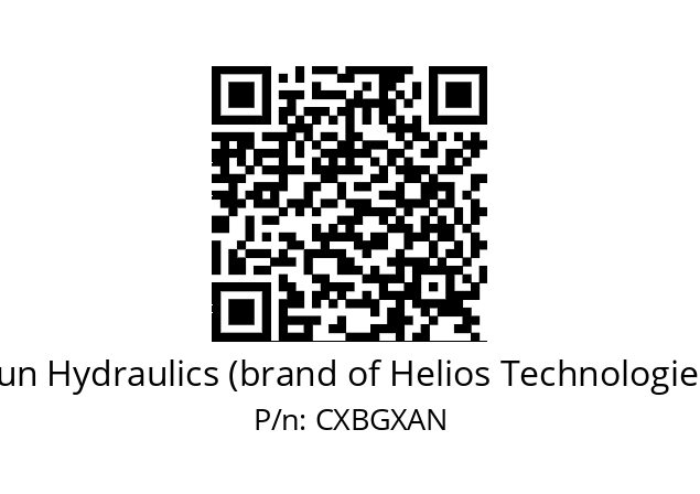   Sun Hydraulics (brand of Helios Technologies) CXBGXAN