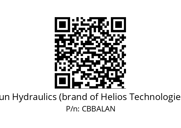   Sun Hydraulics (brand of Helios Technologies) CBBALAN