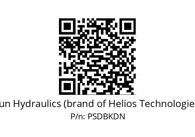   Sun Hydraulics (brand of Helios Technologies) PSDBKDN