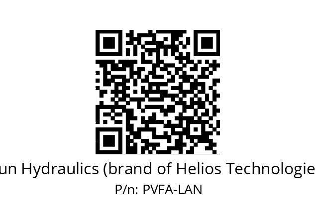   Sun Hydraulics (brand of Helios Technologies) PVFA-LAN