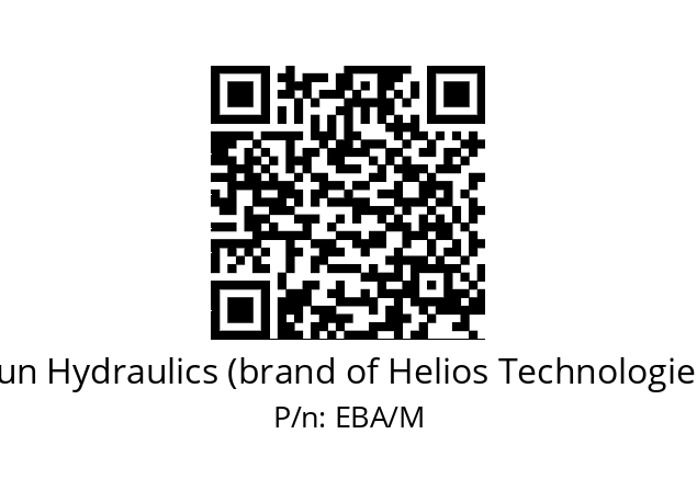   Sun Hydraulics (brand of Helios Technologies) EBA/M