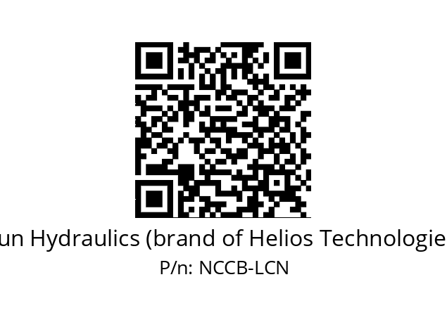   Sun Hydraulics (brand of Helios Technologies) NCCB-LCN