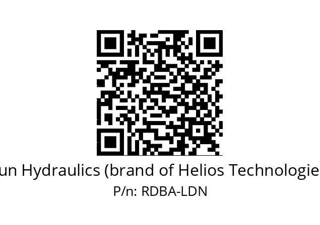   Sun Hydraulics (brand of Helios Technologies) RDBA-LDN