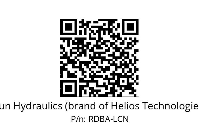   Sun Hydraulics (brand of Helios Technologies) RDBA-LCN