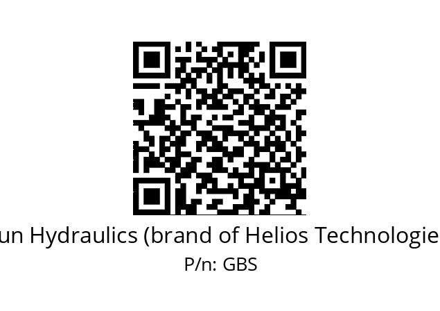   Sun Hydraulics (brand of Helios Technologies) GBS