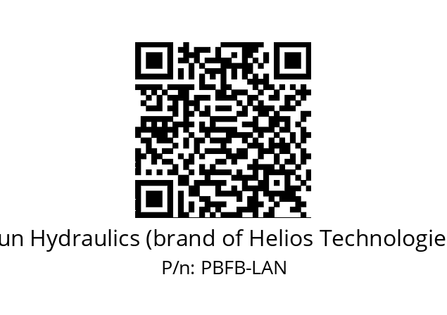   Sun Hydraulics (brand of Helios Technologies) PBFB-LAN