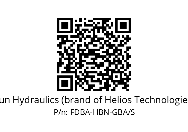   Sun Hydraulics (brand of Helios Technologies) FDBA-HBN-GBA/S