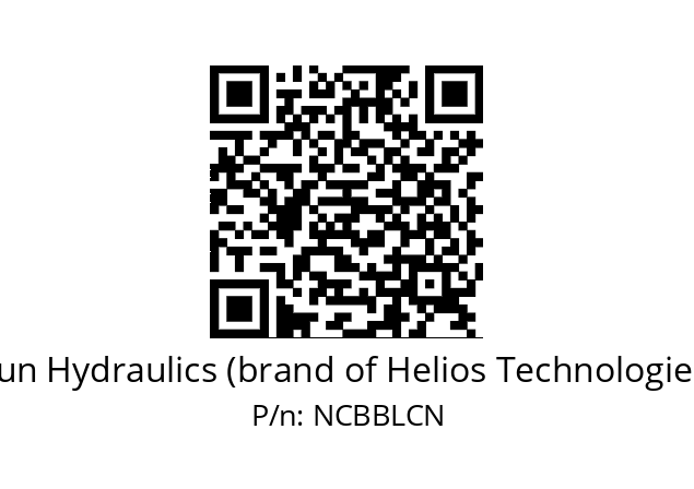   Sun Hydraulics (brand of Helios Technologies) NCBBLCN