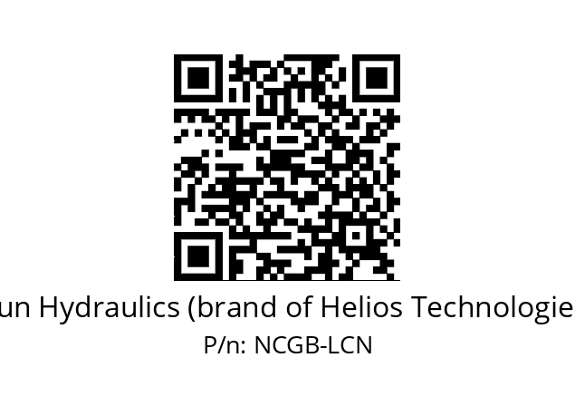   Sun Hydraulics (brand of Helios Technologies) NCGB-LCN