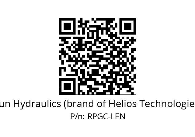   Sun Hydraulics (brand of Helios Technologies) RPGC-LEN