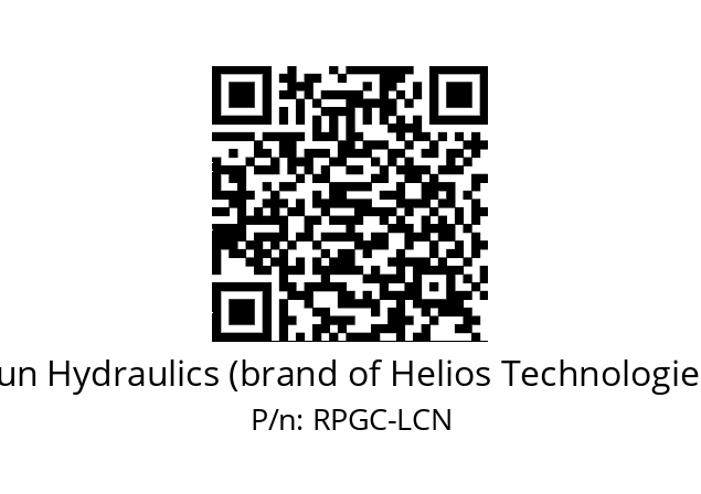   Sun Hydraulics (brand of Helios Technologies) RPGC-LCN