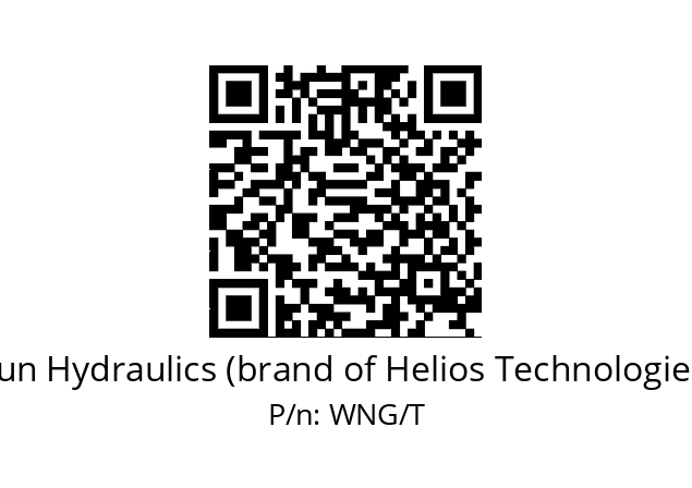   Sun Hydraulics (brand of Helios Technologies) WNG/T