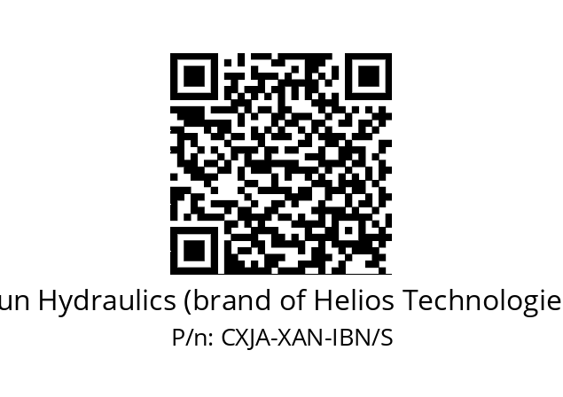   Sun Hydraulics (brand of Helios Technologies) CXJA-XAN-IBN/S