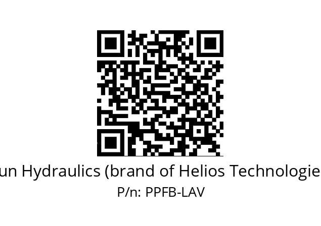   Sun Hydraulics (brand of Helios Technologies) PPFB-LAV