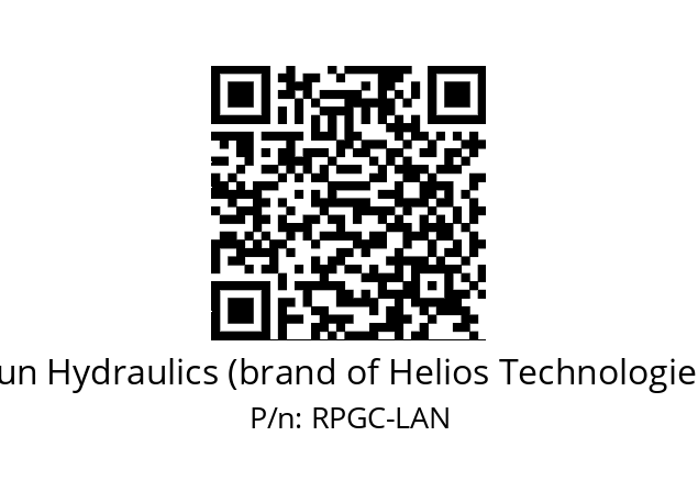   Sun Hydraulics (brand of Helios Technologies) RPGC-LAN