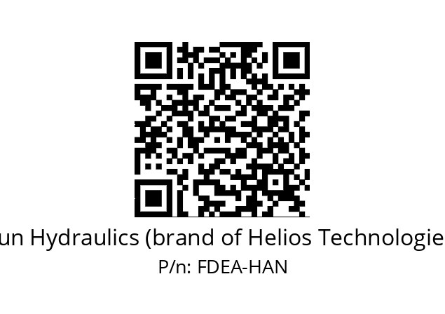   Sun Hydraulics (brand of Helios Technologies) FDEA-HAN