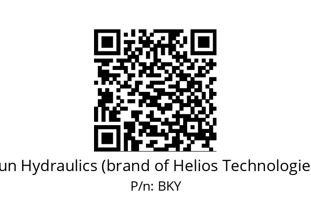   Sun Hydraulics (brand of Helios Technologies) BKY