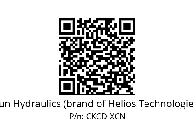   Sun Hydraulics (brand of Helios Technologies) CKCD-XCN