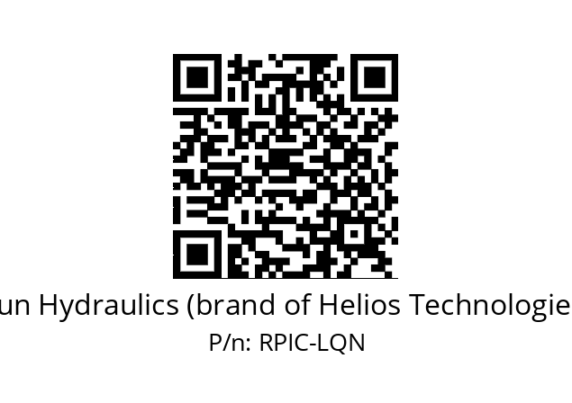   Sun Hydraulics (brand of Helios Technologies) RPIC-LQN