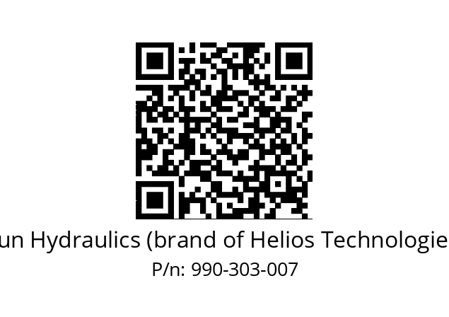   Sun Hydraulics (brand of Helios Technologies) 990-303-007