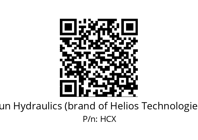   Sun Hydraulics (brand of Helios Technologies) HCX