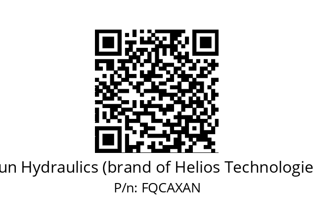   Sun Hydraulics (brand of Helios Technologies) FQCAXAN