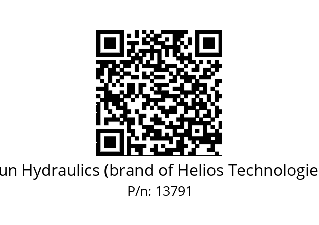   Sun Hydraulics (brand of Helios Technologies) 13791