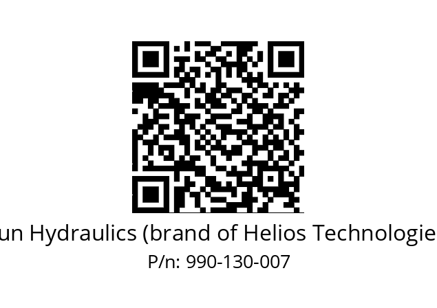   Sun Hydraulics (brand of Helios Technologies) 990-130-007