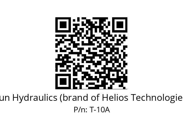   Sun Hydraulics (brand of Helios Technologies) T-10A