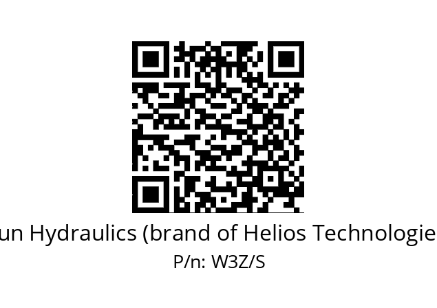   Sun Hydraulics (brand of Helios Technologies) W3Z/S