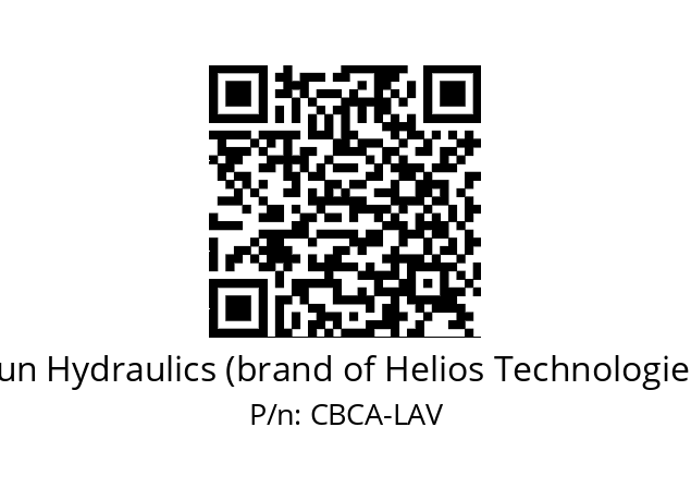   Sun Hydraulics (brand of Helios Technologies) CBCA-LAV