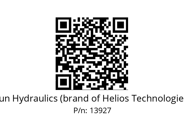   Sun Hydraulics (brand of Helios Technologies) 13927