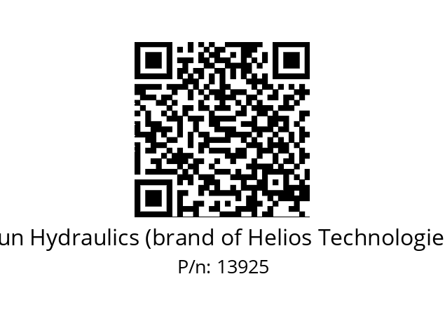   Sun Hydraulics (brand of Helios Technologies) 13925