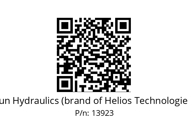   Sun Hydraulics (brand of Helios Technologies) 13923