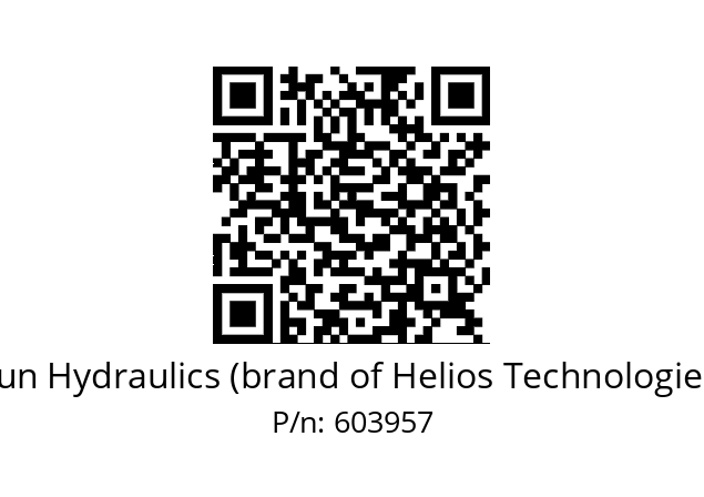   Sun Hydraulics (brand of Helios Technologies) 603957