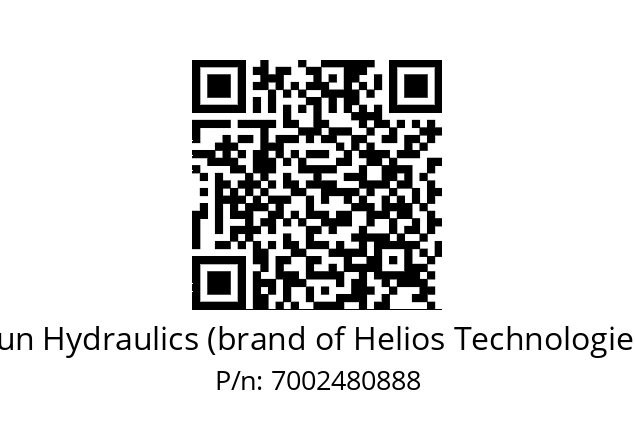   Sun Hydraulics (brand of Helios Technologies) 7002480888