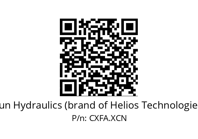   Sun Hydraulics (brand of Helios Technologies) CXFA.XCN