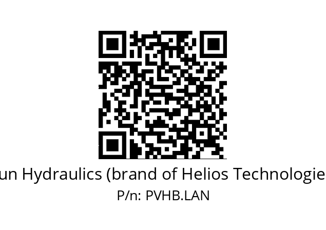   Sun Hydraulics (brand of Helios Technologies) PVHB.LAN