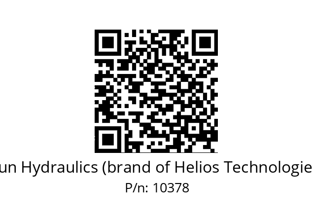   Sun Hydraulics (brand of Helios Technologies) 10378