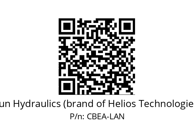   Sun Hydraulics (brand of Helios Technologies) CBEA-LAN