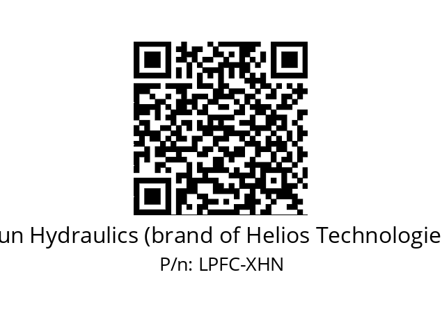   Sun Hydraulics (brand of Helios Technologies) LPFC-XHN